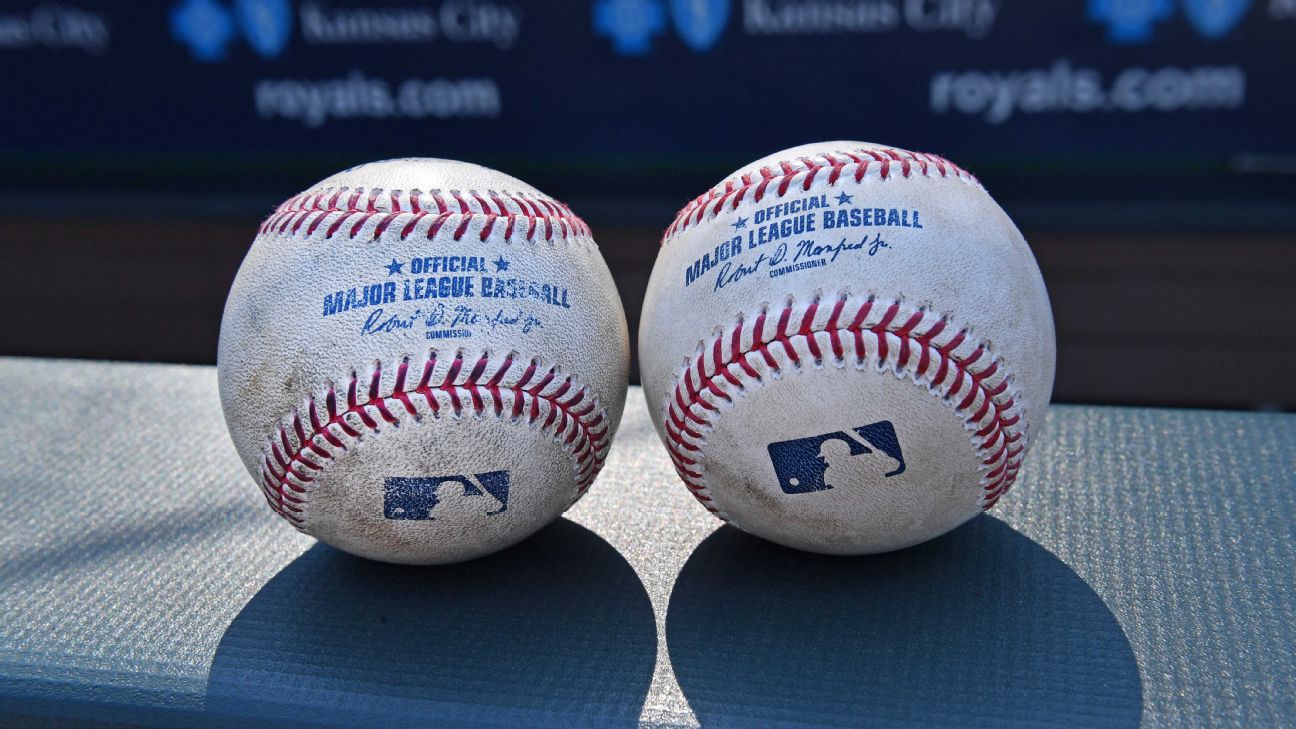 MLB experiments with pearl white baseballs for sticky stuff issue - ESPN