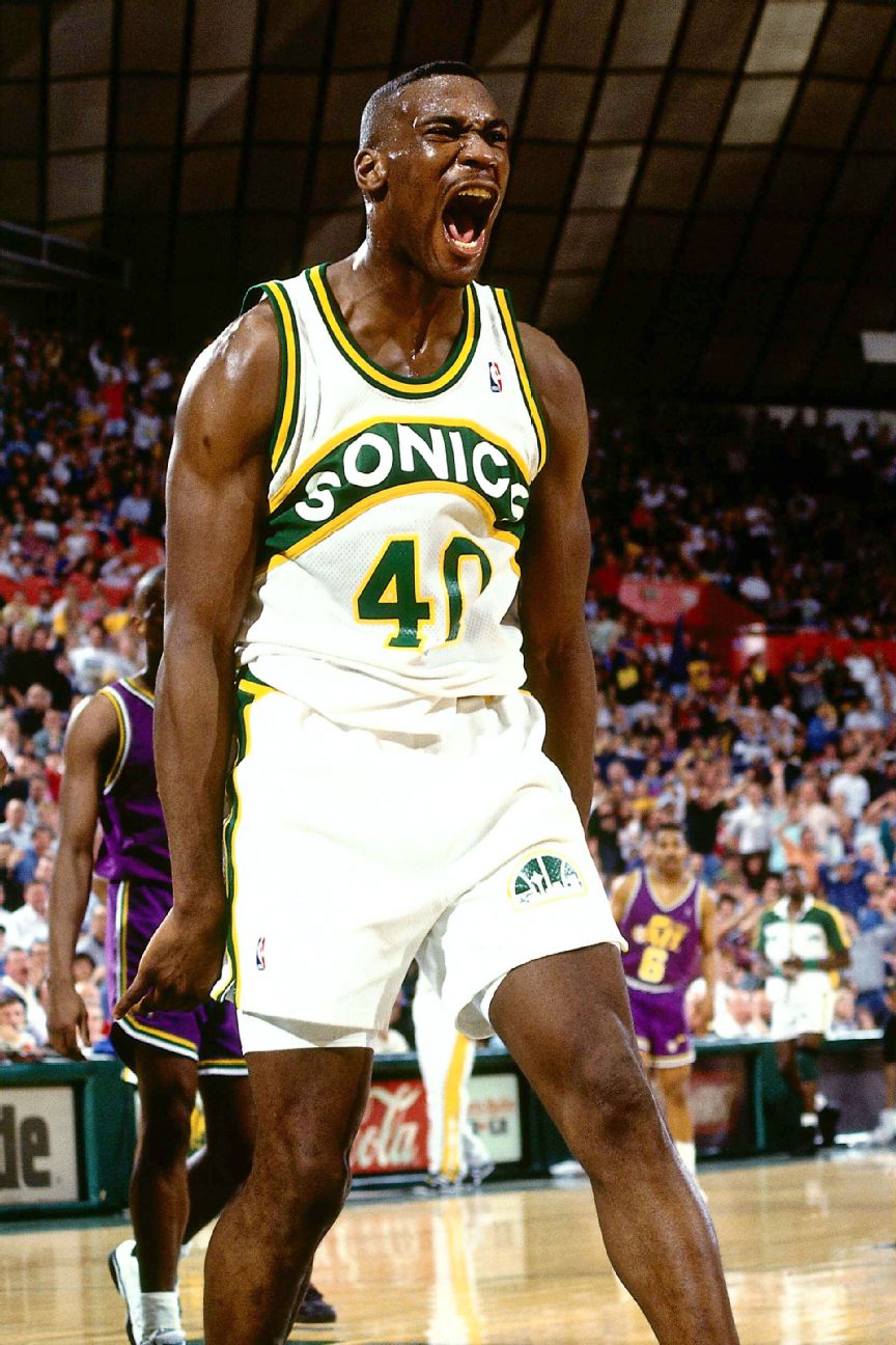 seattle supersonics white jersey