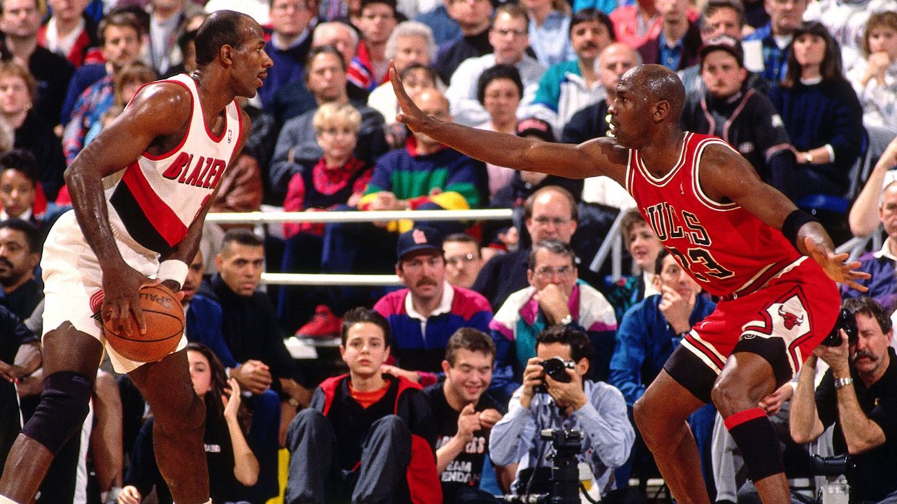 Clyde Drexler, Michael Jordan, Big Numbers, and a Flash-Forward