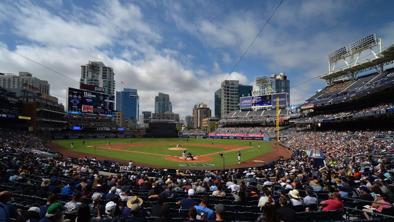 San Diego Padres targeting 20 capacity for Petco Park on Opening Day