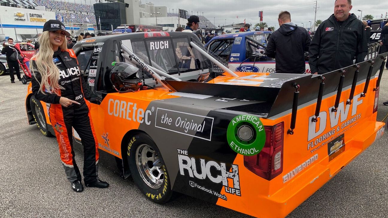 Truck Series Driver Angela Ruch Balancing Motherhood With Breaking Barriers