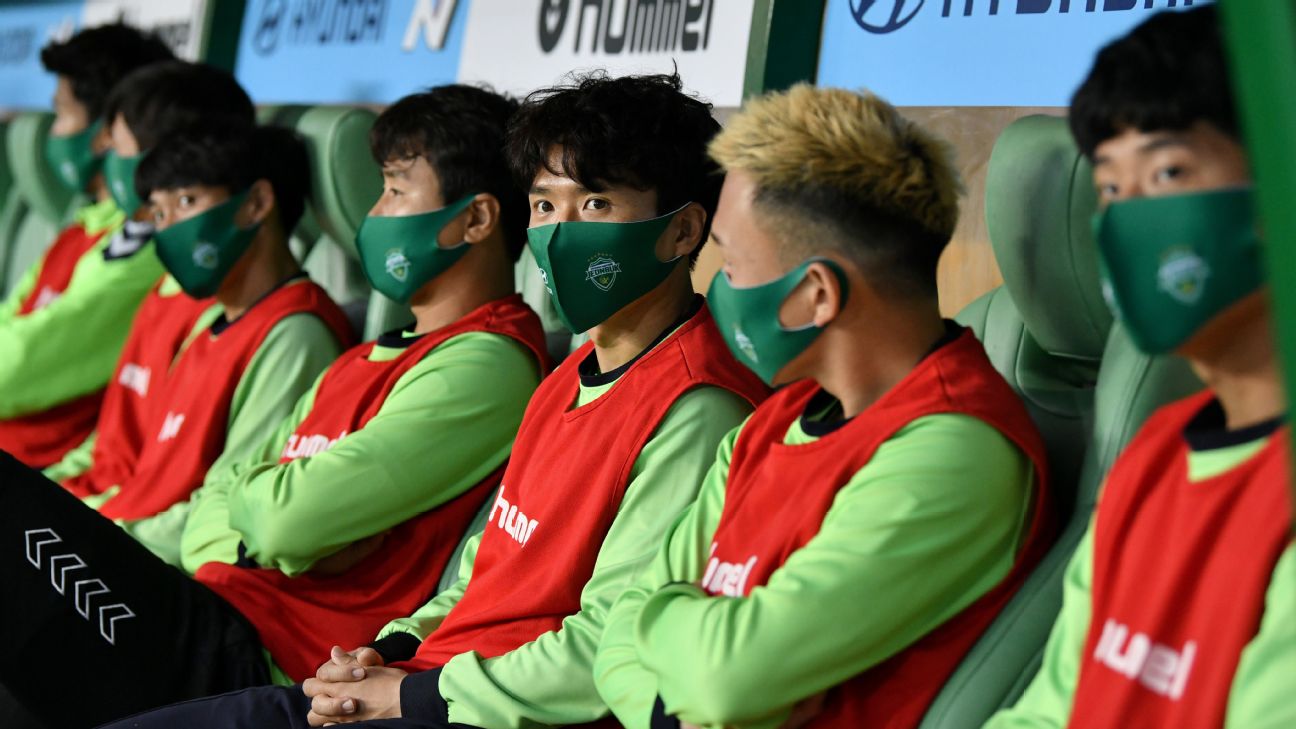 South Korea's FC Seoul striker Dejan Damjanovic celebrates after