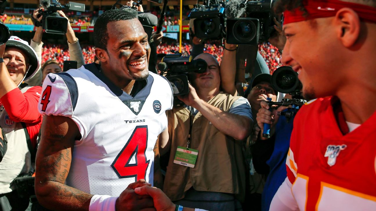 Deshaun Watson is pleased with Patrick Mahomes' massive contract