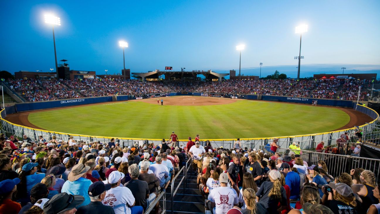 How Oklahoma City, home of the Womens College World Series, became the center of the softball universe image pic photo