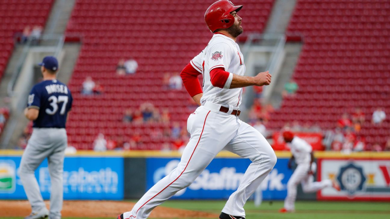 Joey Votto back with Cincinnati Reds after bout with COVID-19, unsure when  he'll play - ESPN