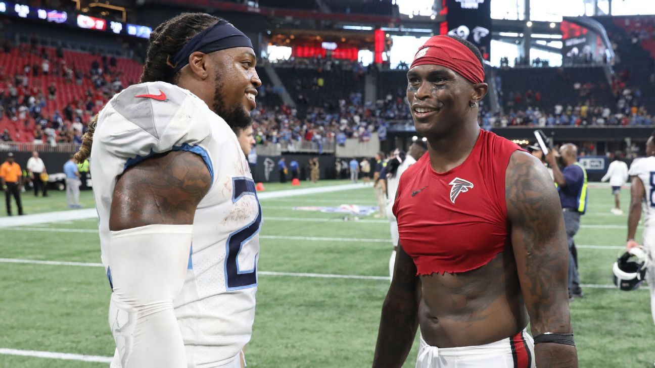 Tory Carter of the Tennessee Titans is seen after the game against