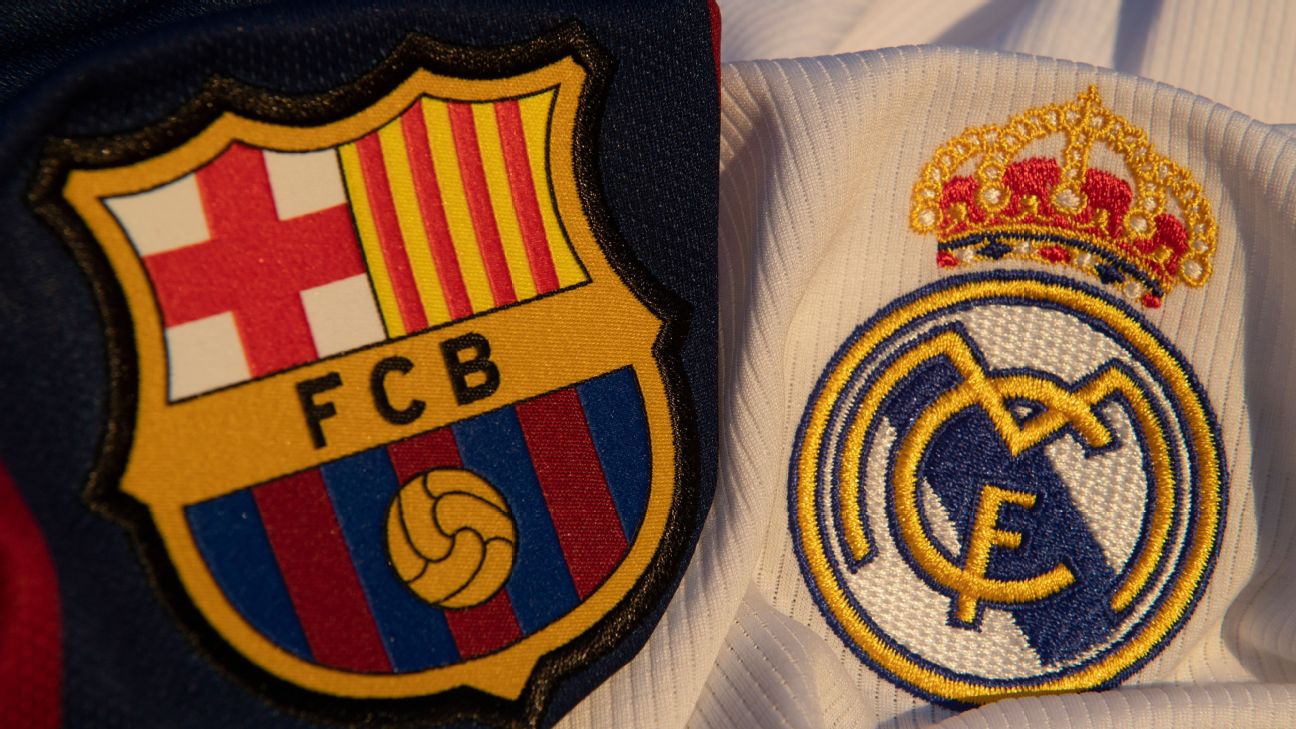 A tabela de jogos do Real Madrid até o El Clasico, incluindo o Liverpool na Champions  League