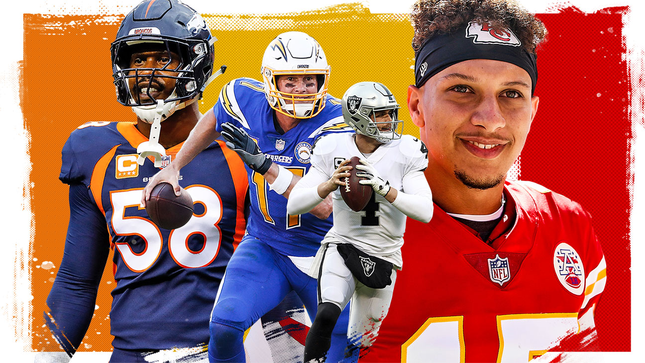 NFL all-decade - Best player on each AFC West team, every position