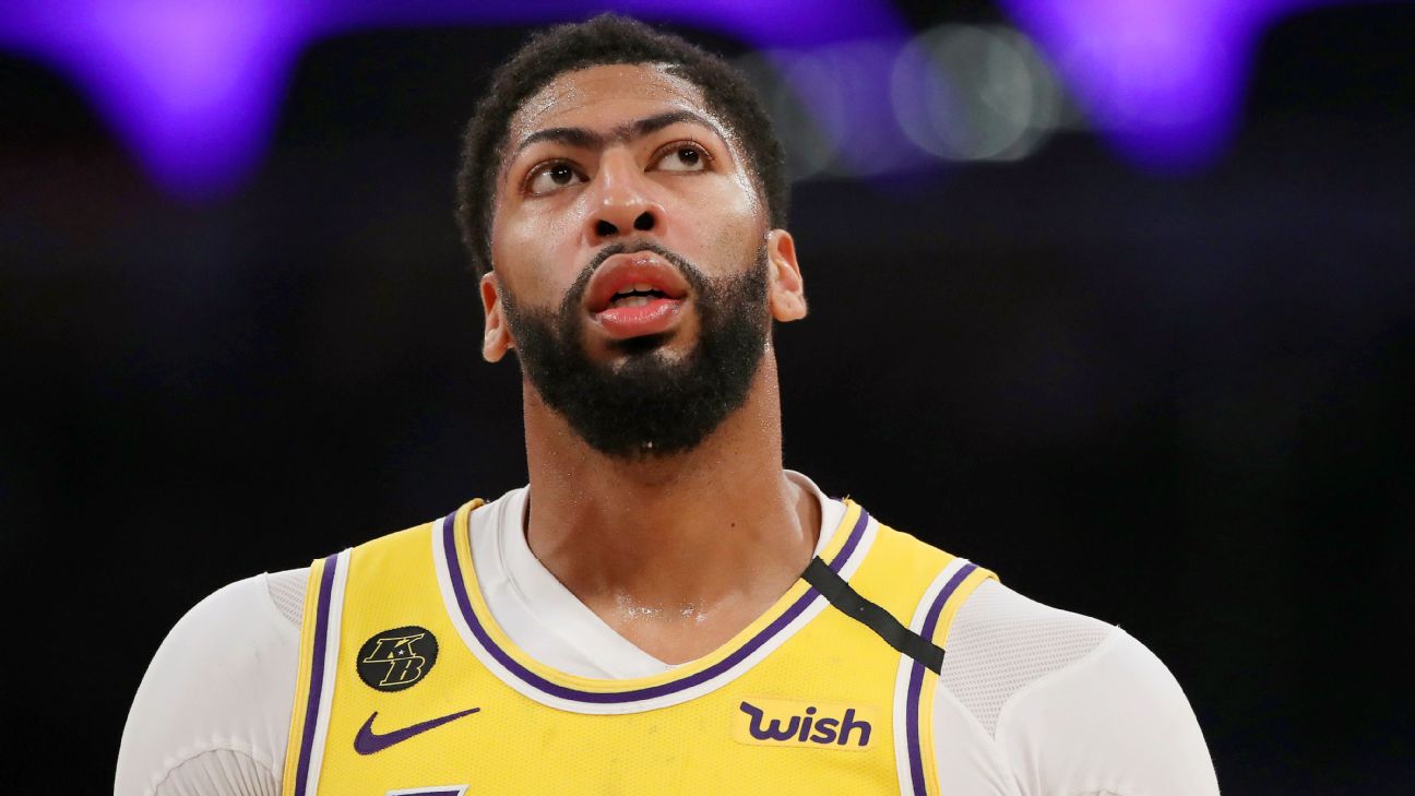 Lakers' Anthony Davis opts to keep his name on jersey for NBA's restart ...