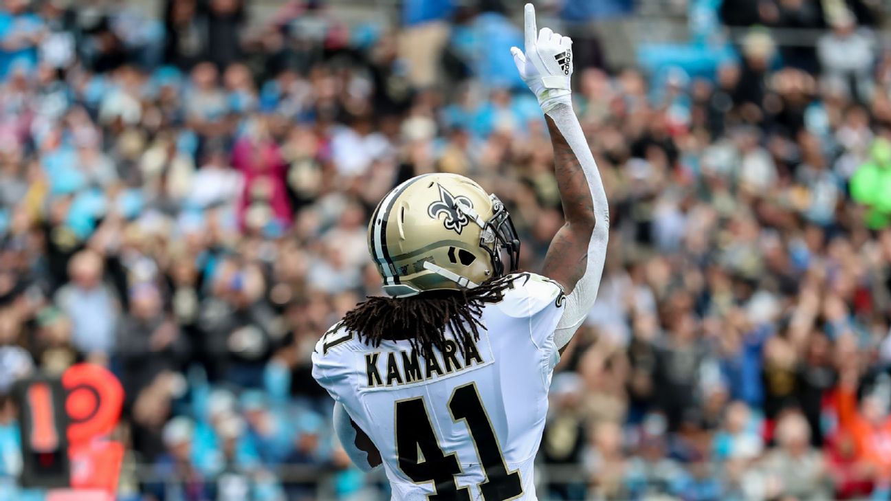 Alvin Kamara's 2020 season demanding comparison with all-time greats