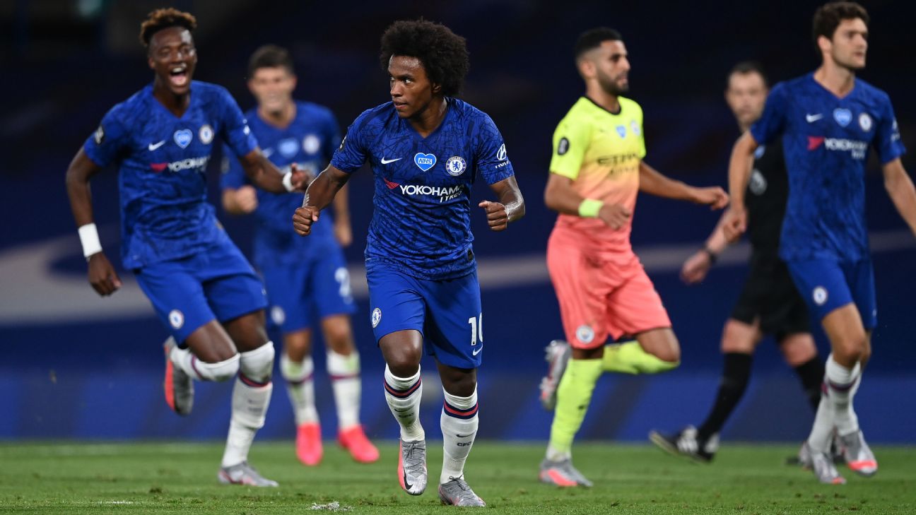 Chelsea 2 x 1 Manchester City: Willian decide, Blues vencem e Liverpool é  campeão da Premier League!