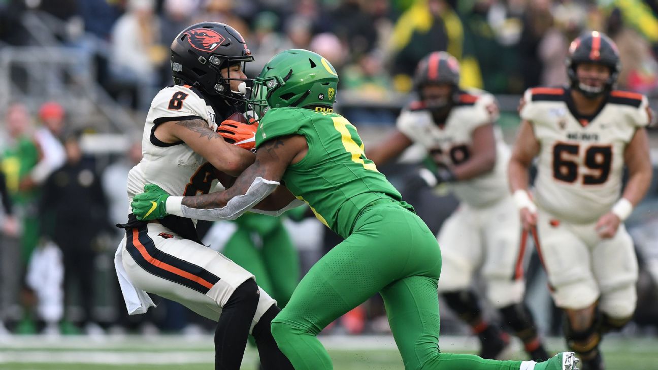 Oregon-Oregon State football rivalry to continue for two years - ESPN