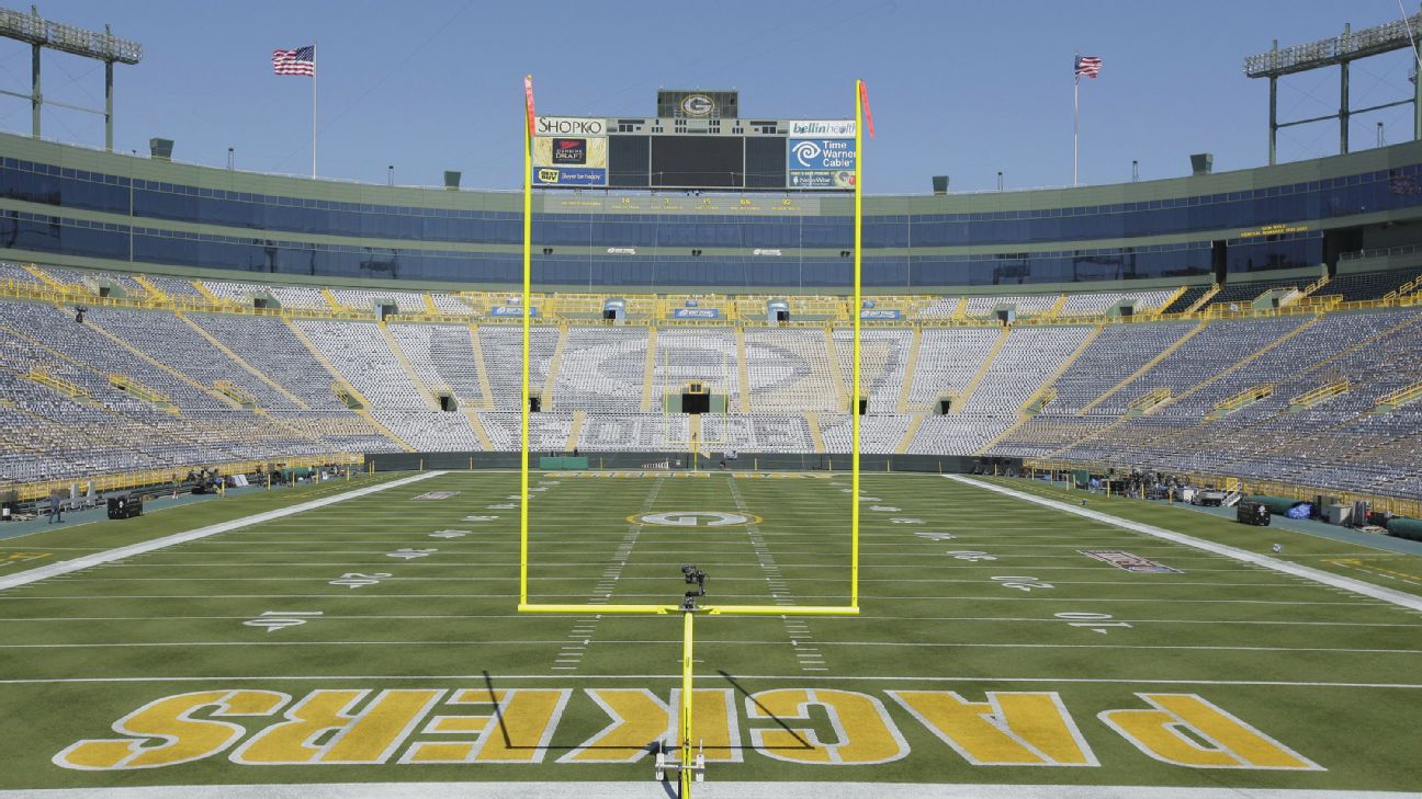 No Packers fans at Lambeau Field for first two home games - ESPN