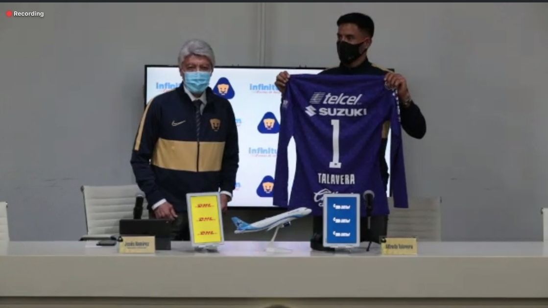 Alfredo Talavera en presentación con Pumas: Me salieron garras