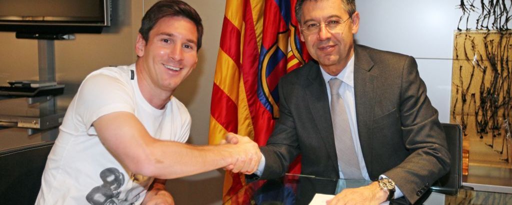 Barcelona Bartomeu lamenta la salida de Messi y revela que intentó retrasarla