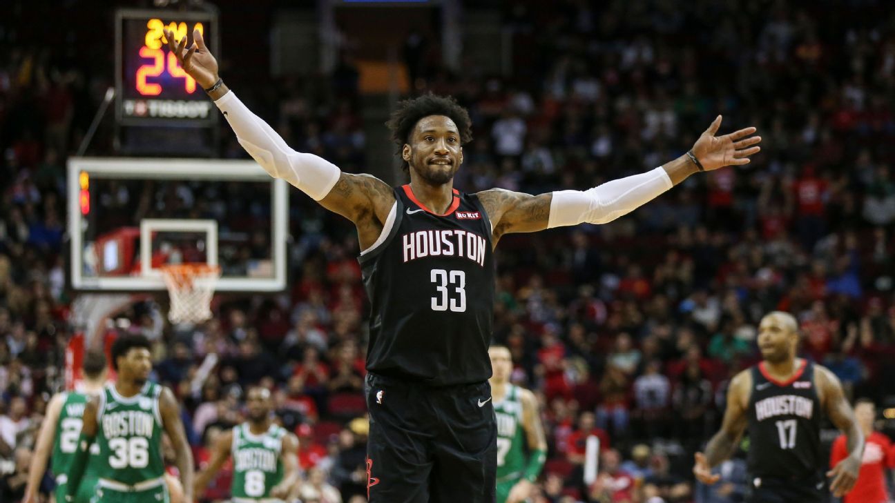 Robert Covington sparks Rockets in Game 5 rout with defense, shooting