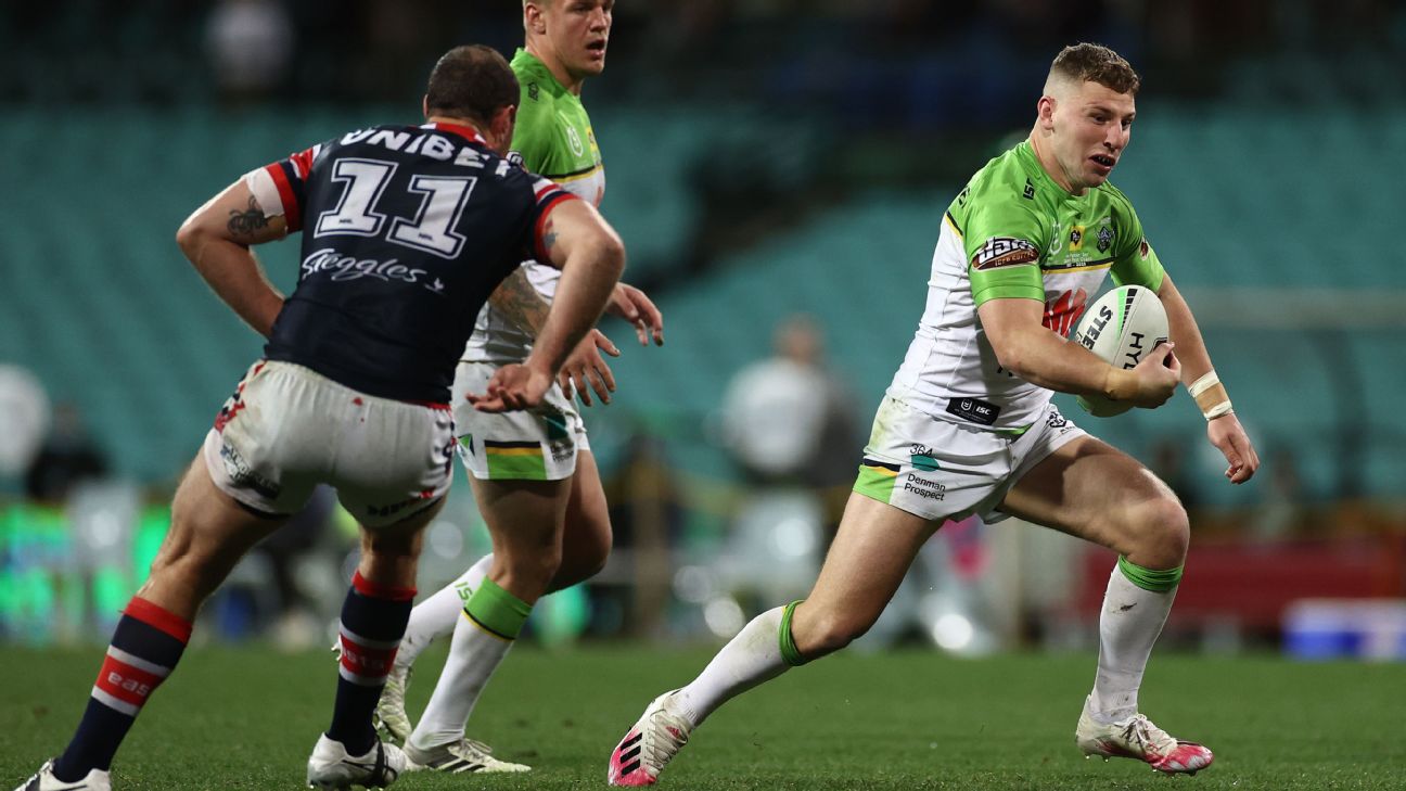 NRL news: Raiders vs Eels, Dylan Brown off-side, Jordan Rapana try