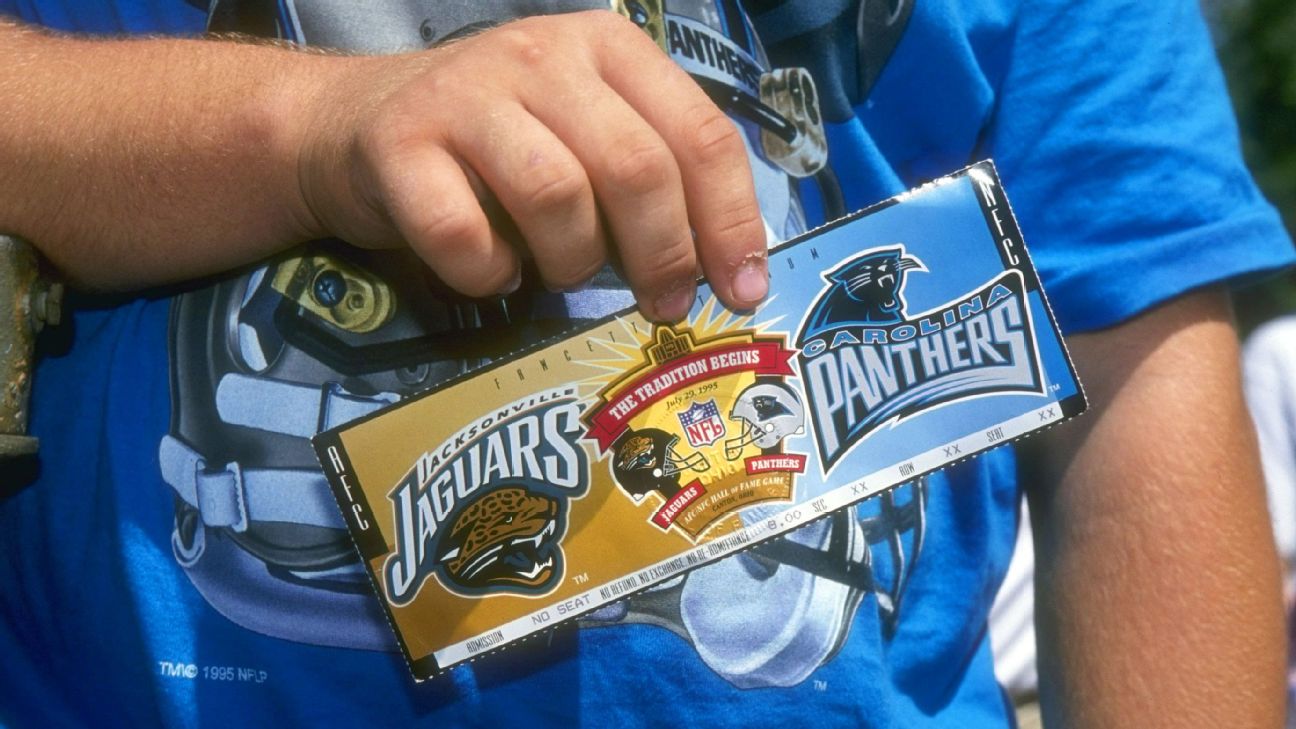 Jacksonville Jaguars v Carolina Panthers Tickets