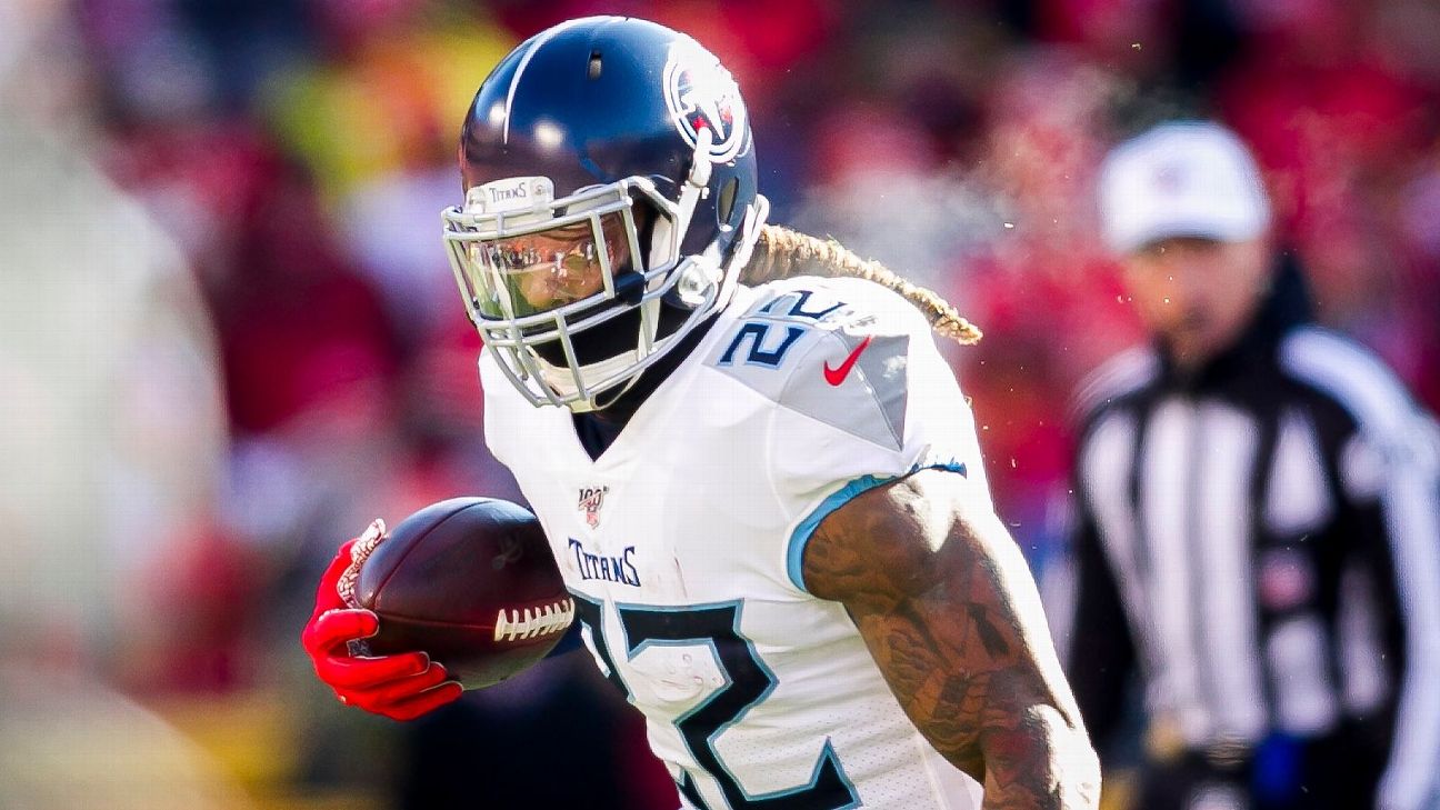 Tennessee Titans running back Derrick Henry's short TD puts AFC