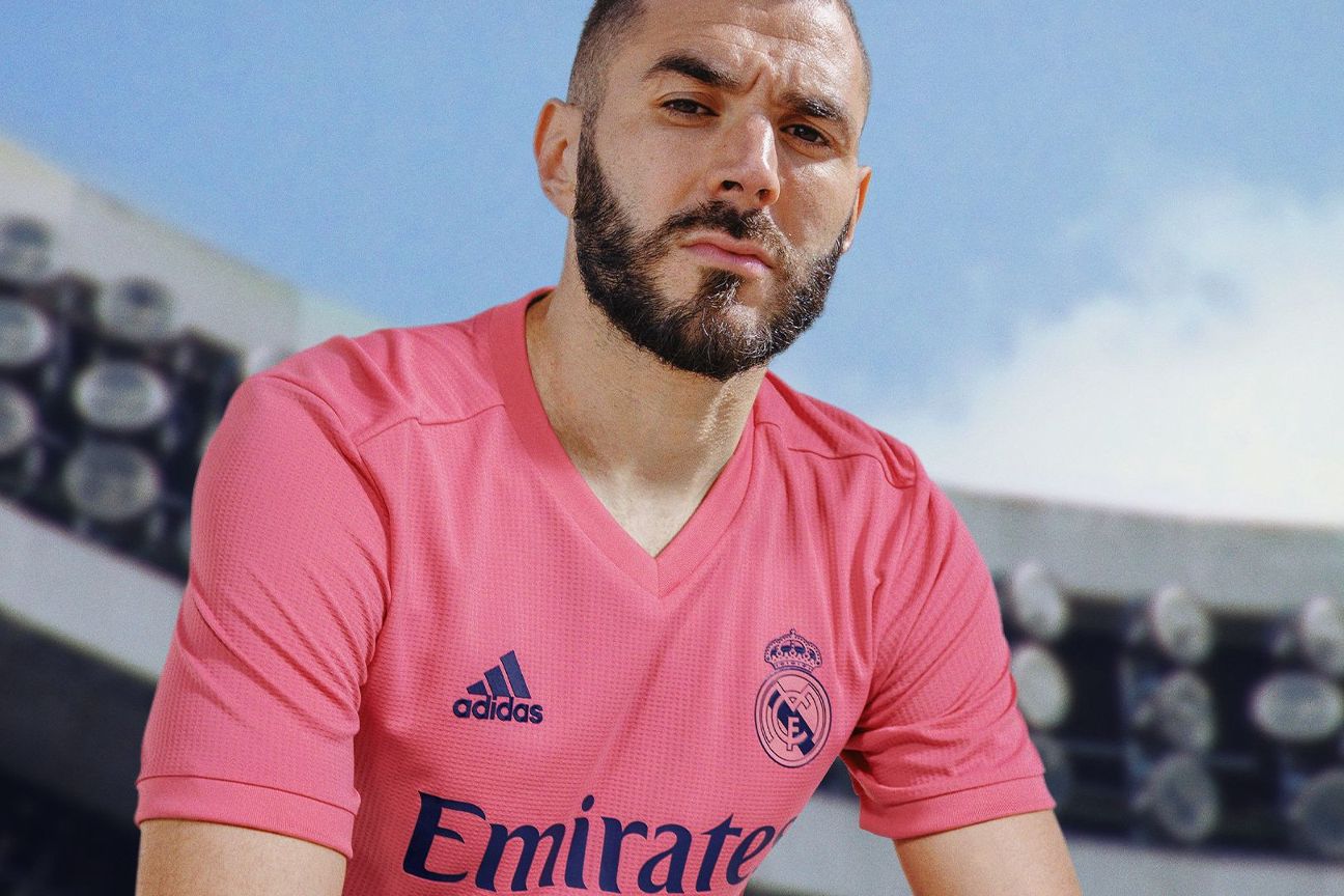 real madrid pink jersey