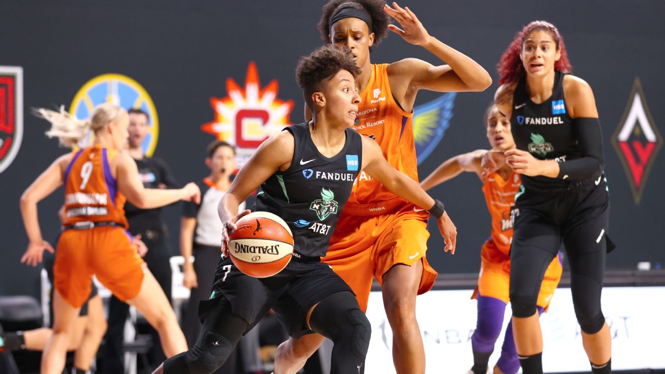 Liberty waive nineyear WNBA veteran Layshia Clarendon ABC7 New York