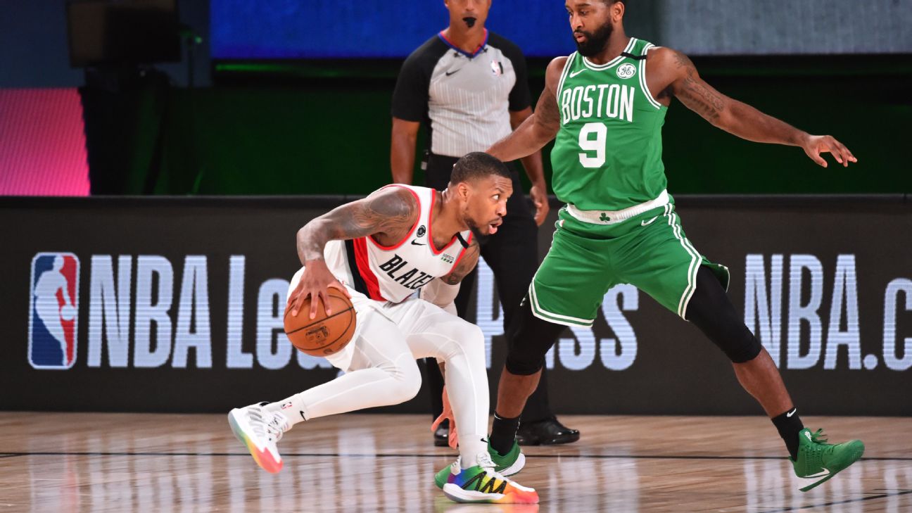 Damian Lillard talks Blazers' loss to Celtics, passing up game-tying 3  chance