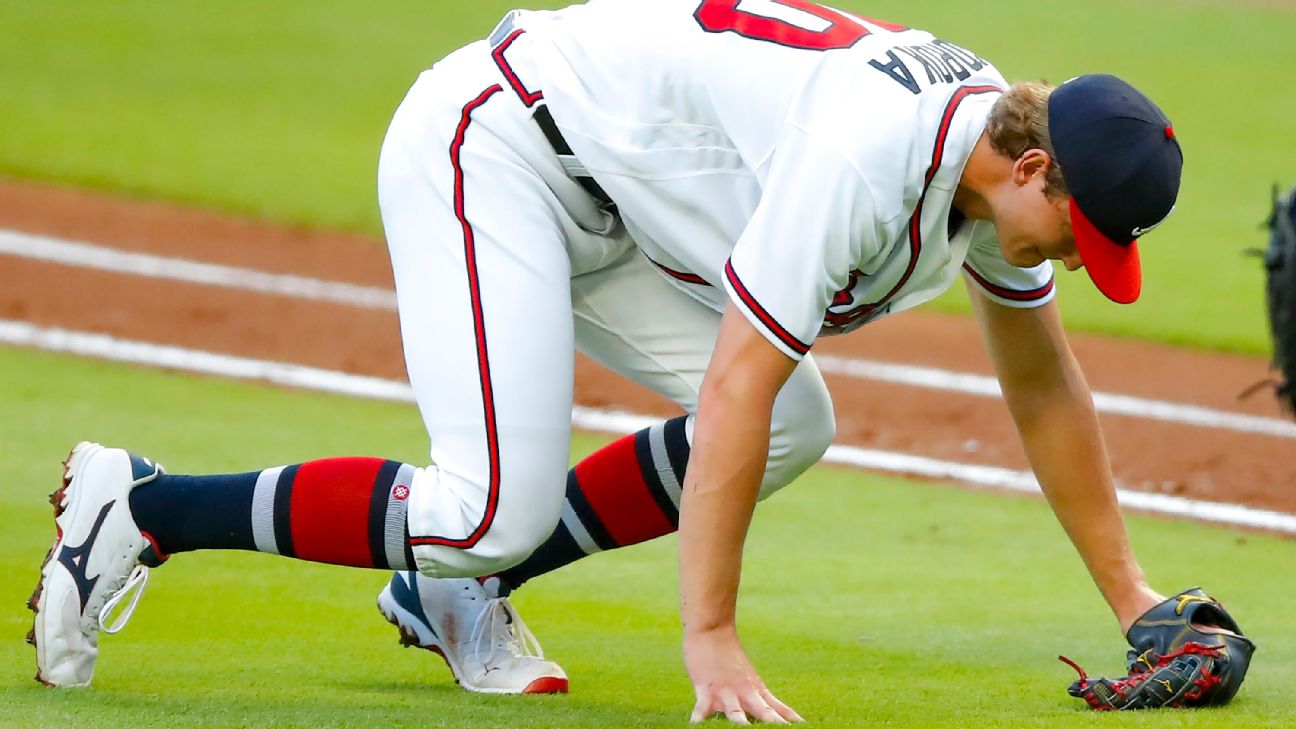 Mike Soroka exits with injury