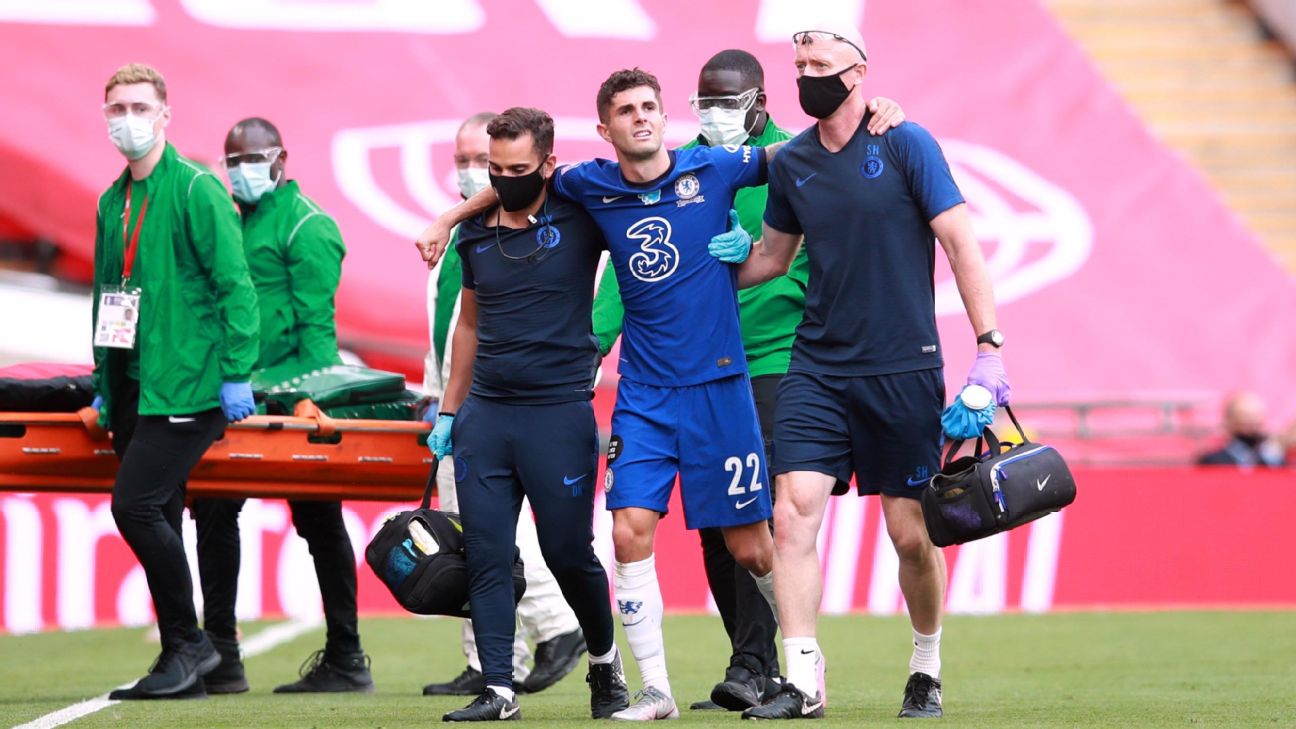 USMNT's Pulisic injured, doubt for Wales match