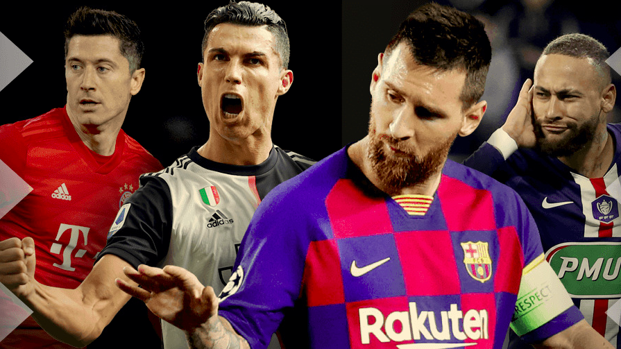 Cristiano Ronaldo, Robert Lewandowski, Lionel Messi Neymar? Is