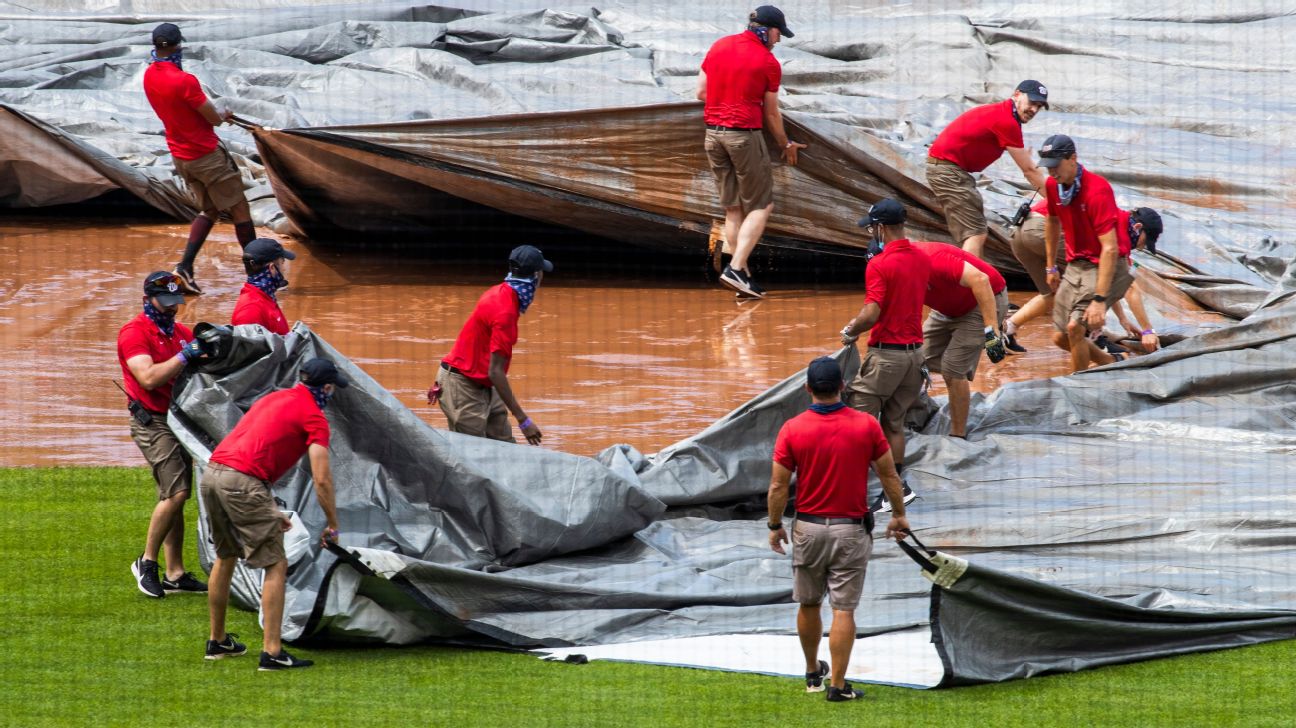 Orioles-Nationals game postponed until Friday after epic tarp