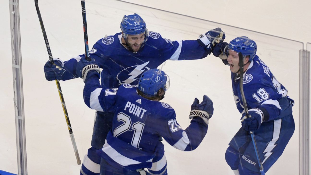 Brayden Point gives Lightning win over Blue Jackets after 5 overtimes;  Joonas Korpisalo makes 85 saves - ESPN