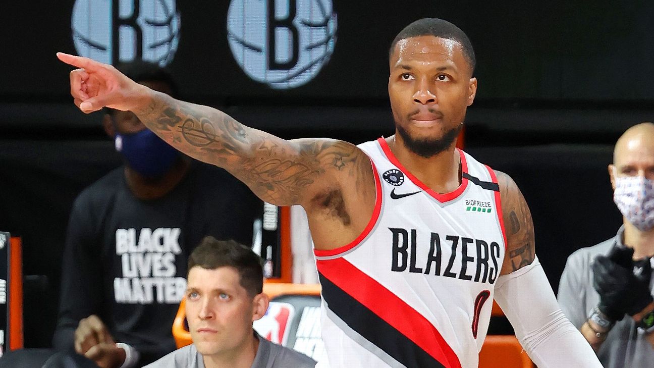 Damian Lillard goes off with 51 points to lead Blazers past Sixers