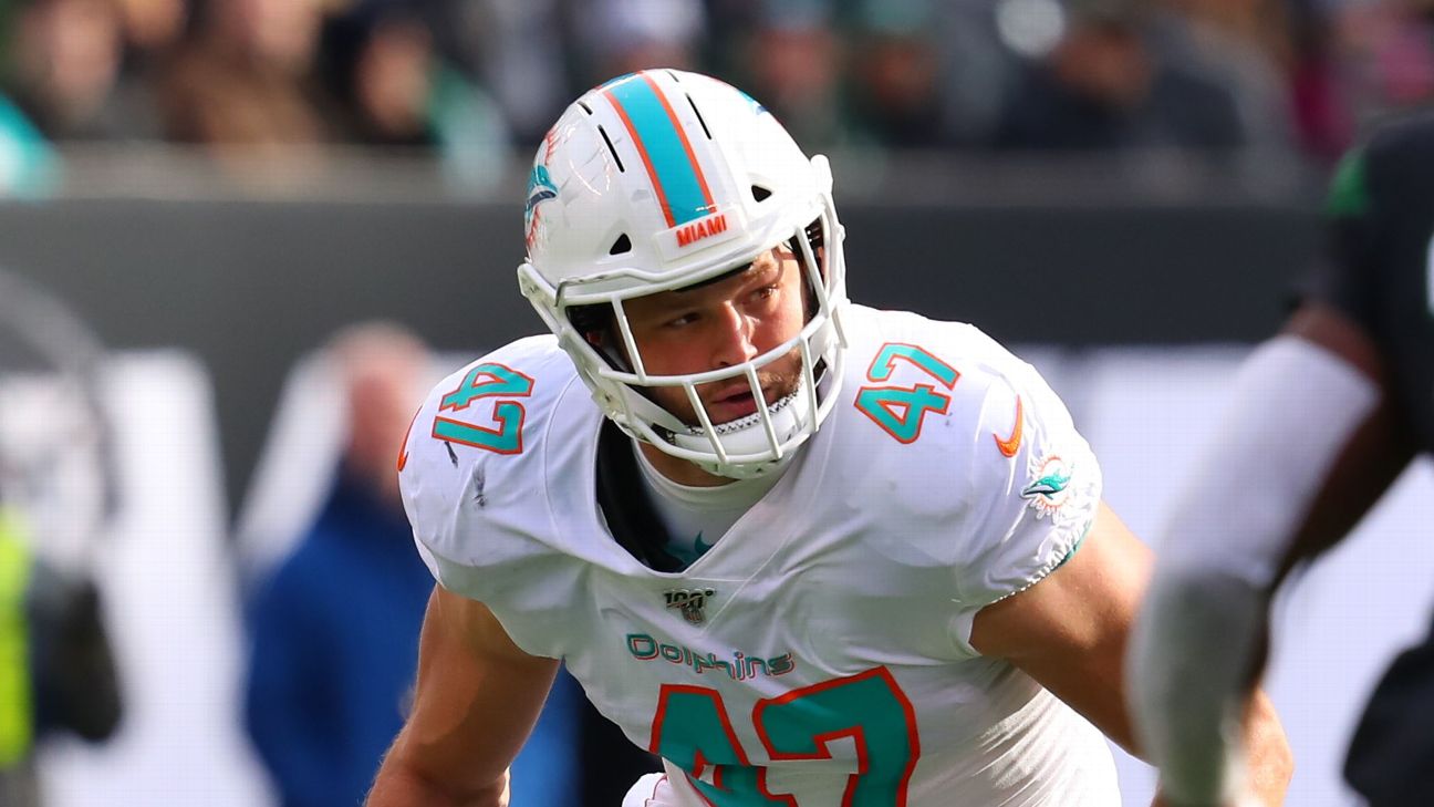 Dolphins pass rush unit takes hit with Vince Biegel injury