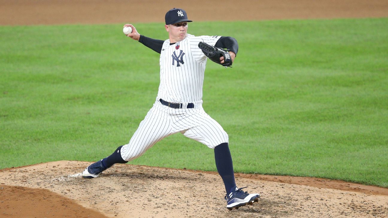 Chad Green returns to Yankee Stadium in a different shade of blue