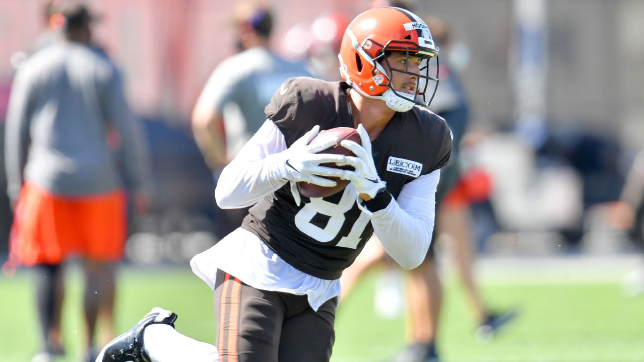 Austin Hooper's fantasy football value with the Cleveland Browns