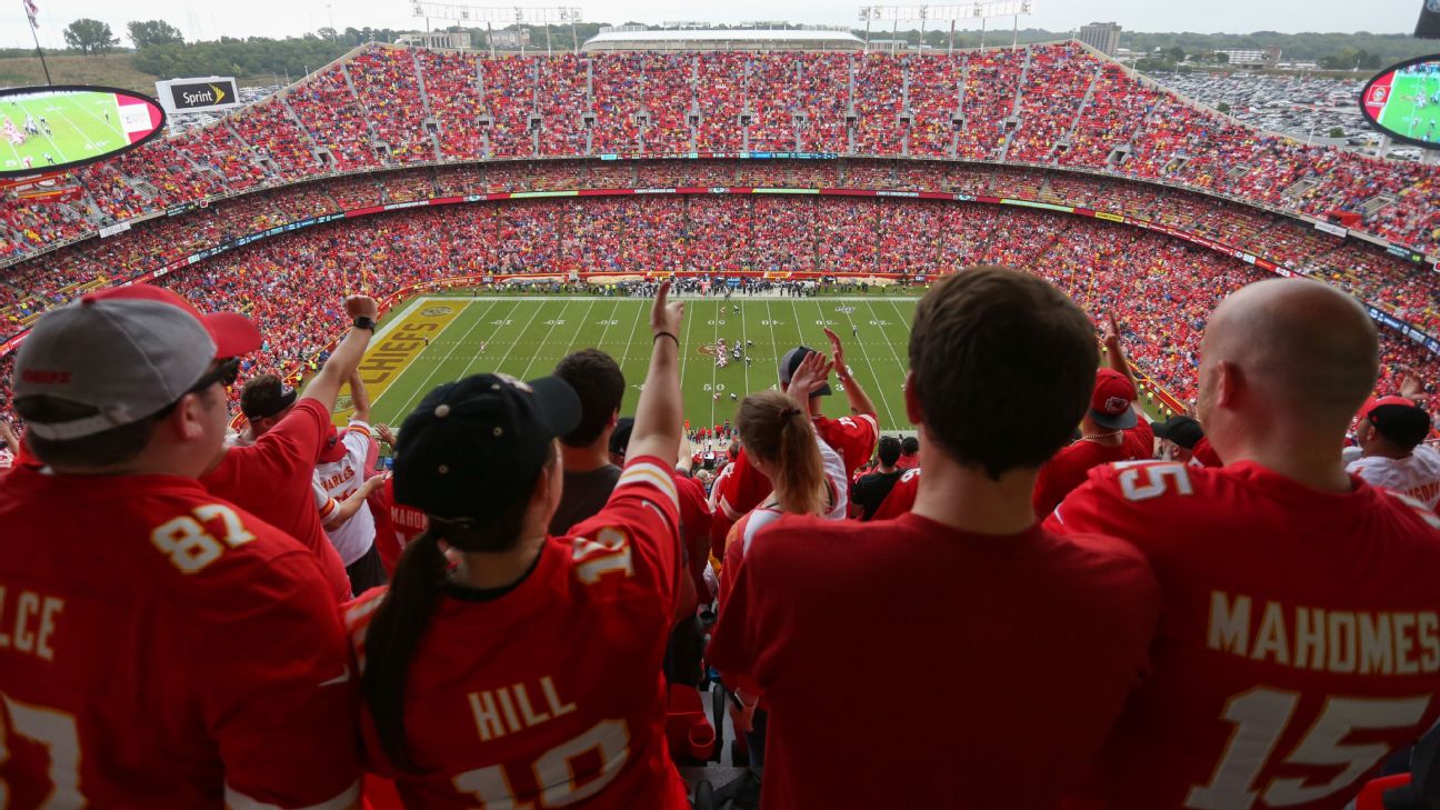 The NFL is back as Kansas City was painted red and Arrowhead