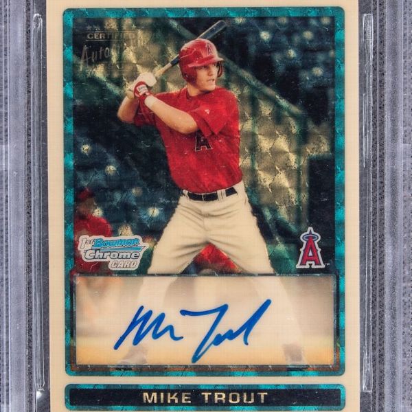 mike trout rookie card