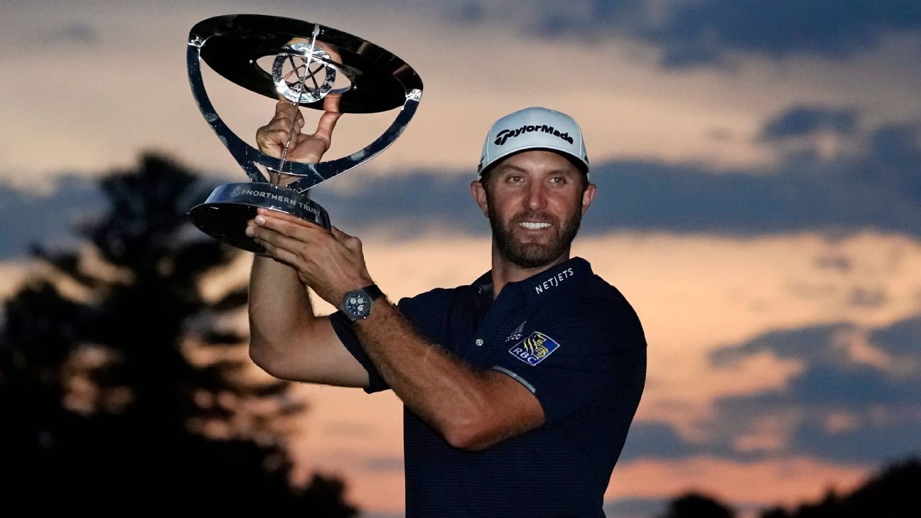 Dustin Johnson Wins By 11 Shots At Northern Trust And Is Back To No 1