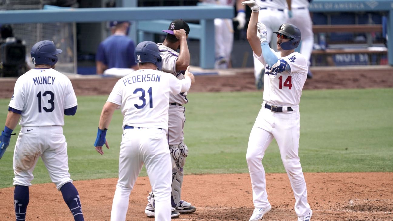 Dodgers beat Rockies 2-1 on Betts' infield single in 9th