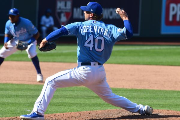 Padres acquire Rosenthal in trade with Royals