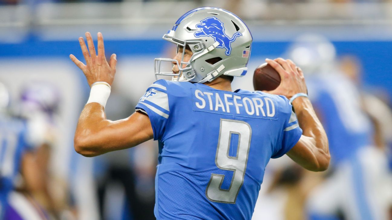 Bowen - Matthew Stafford among favorite fantasy football draft targets -  ESPN