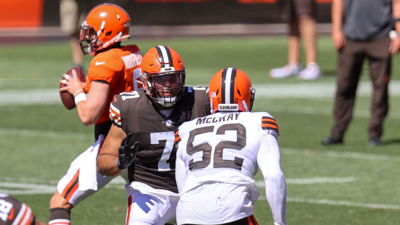 Browns pick up 5th-year option on LT Jedrick Wills Jr. - The San