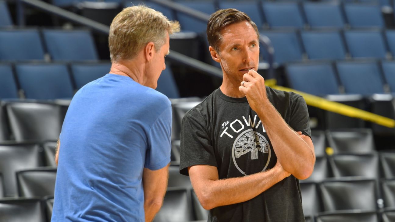 Nba Debate How Does Steve Nash Fit With Kevin Durant Kyrie Irving And The Brooklyn Nets