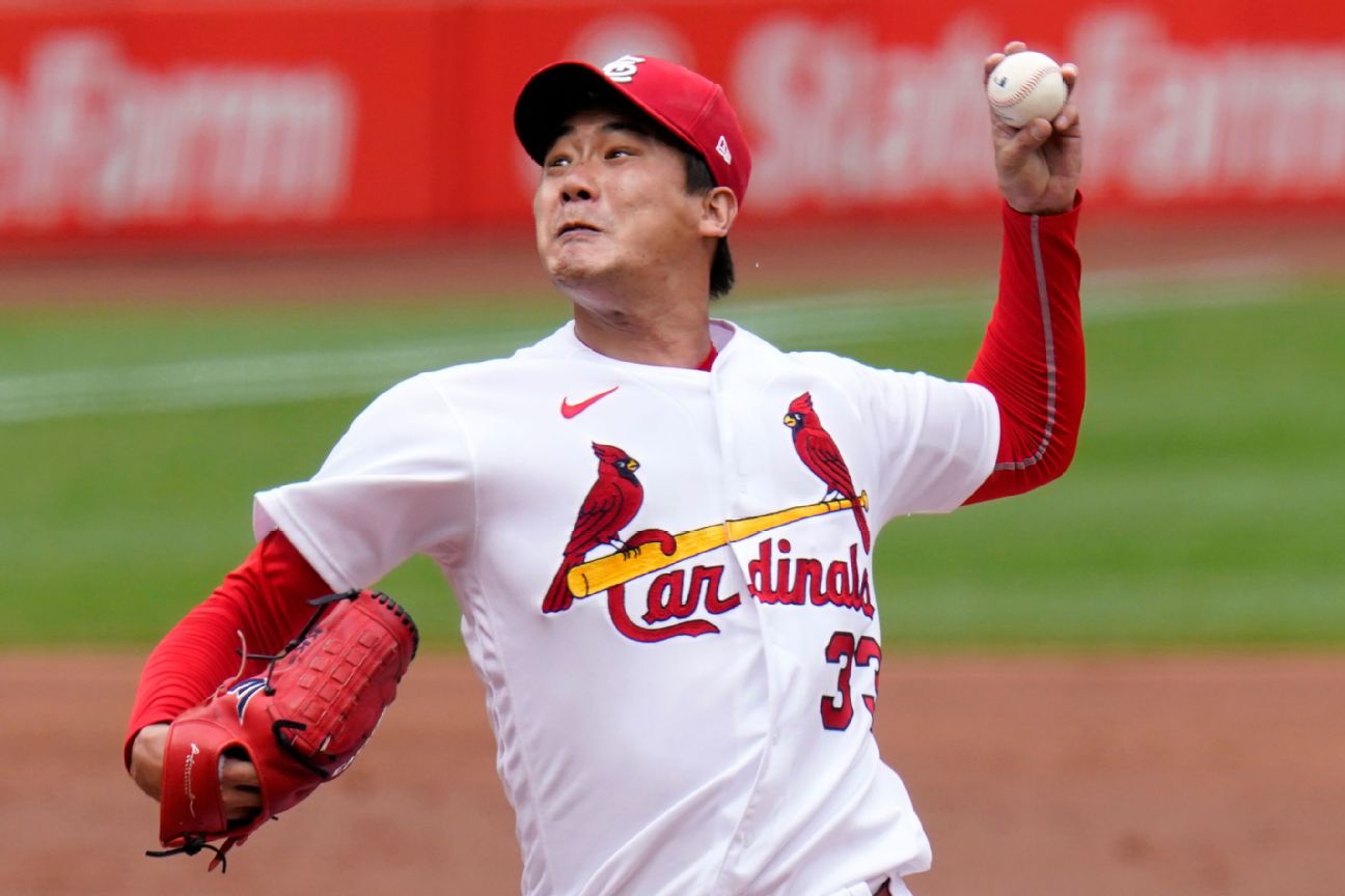 Photo: Cardinals Pitcher Kwang Hyun Kim Starts Against Pirates -  PIT2021082901 