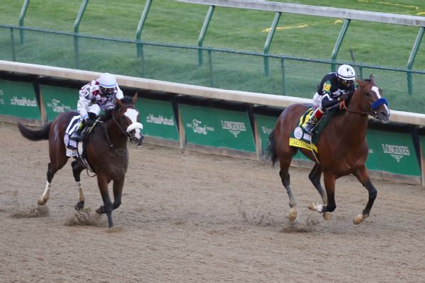 Authentic outduels Tiz the Law in Derby upset
