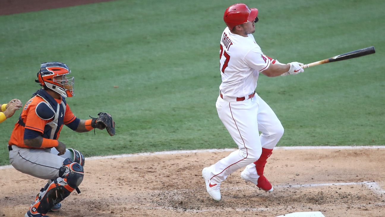 Mike Trout hits 300th CAREER HOME RUN! Launches one against Astros 