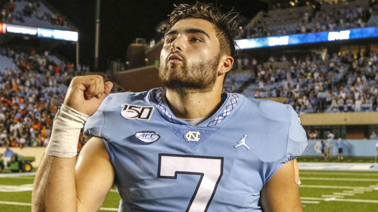 North Carolina Tar Heels quarterback Sam Howell skipping senior