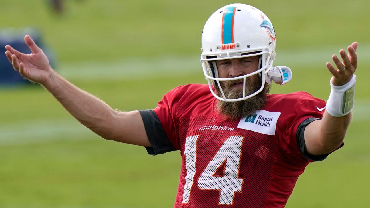 Dolphins starting QB: Team announces Ryan Fitzpatrick to start in