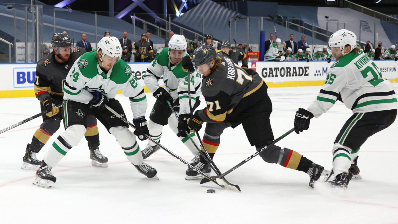 Dallas Stars look playoff ready in the 2-1 win over the Golden Knights