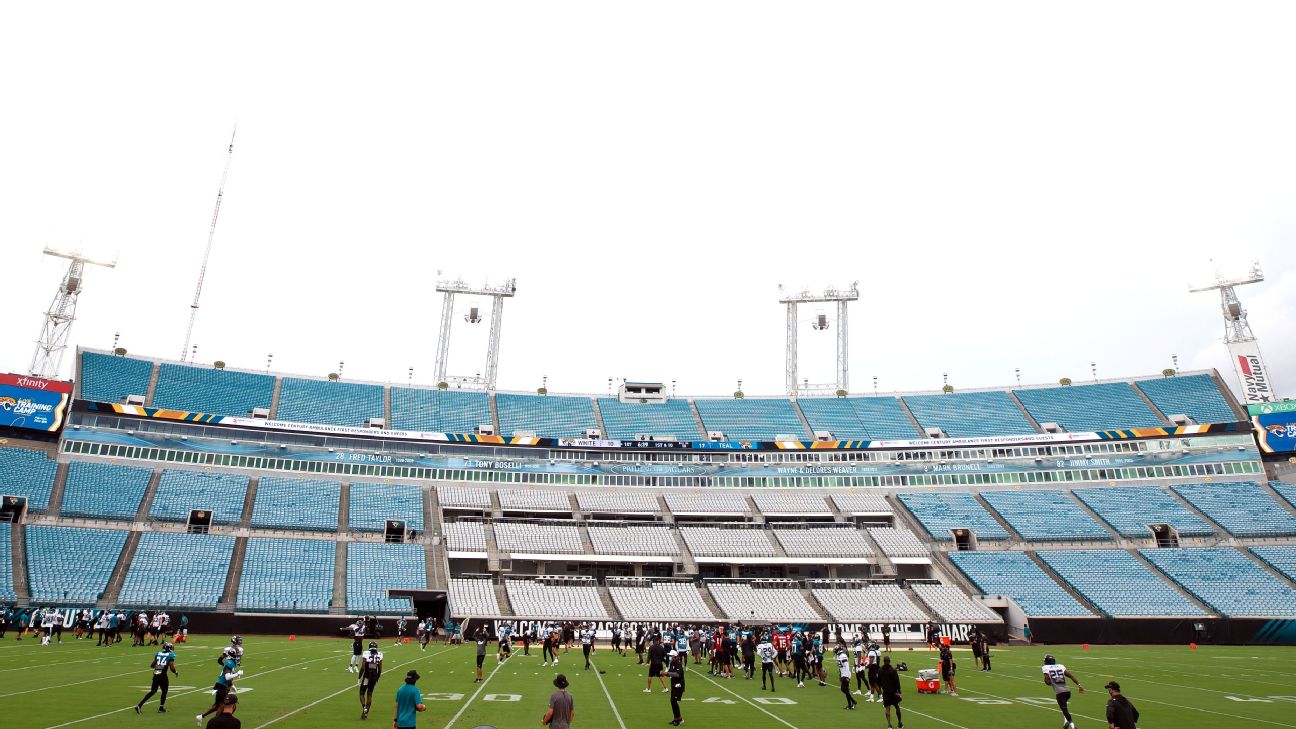 Jaguars limit TIAA Bank Field to 25% capacity at games in 2020